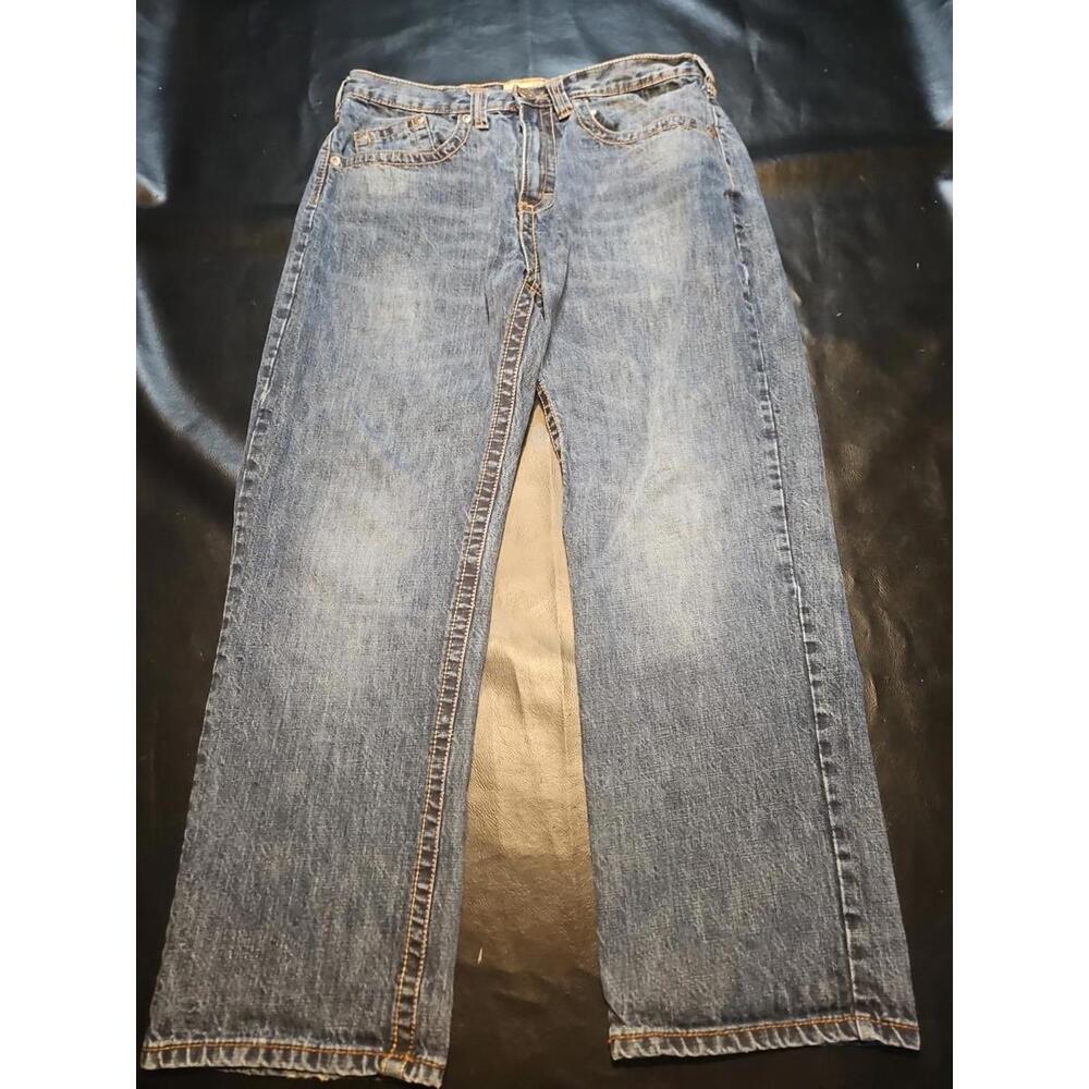 Wrangler Jeans Men 34X30 Blue Denim 20X Bootcut Cowboy Style 42 Western Ranch